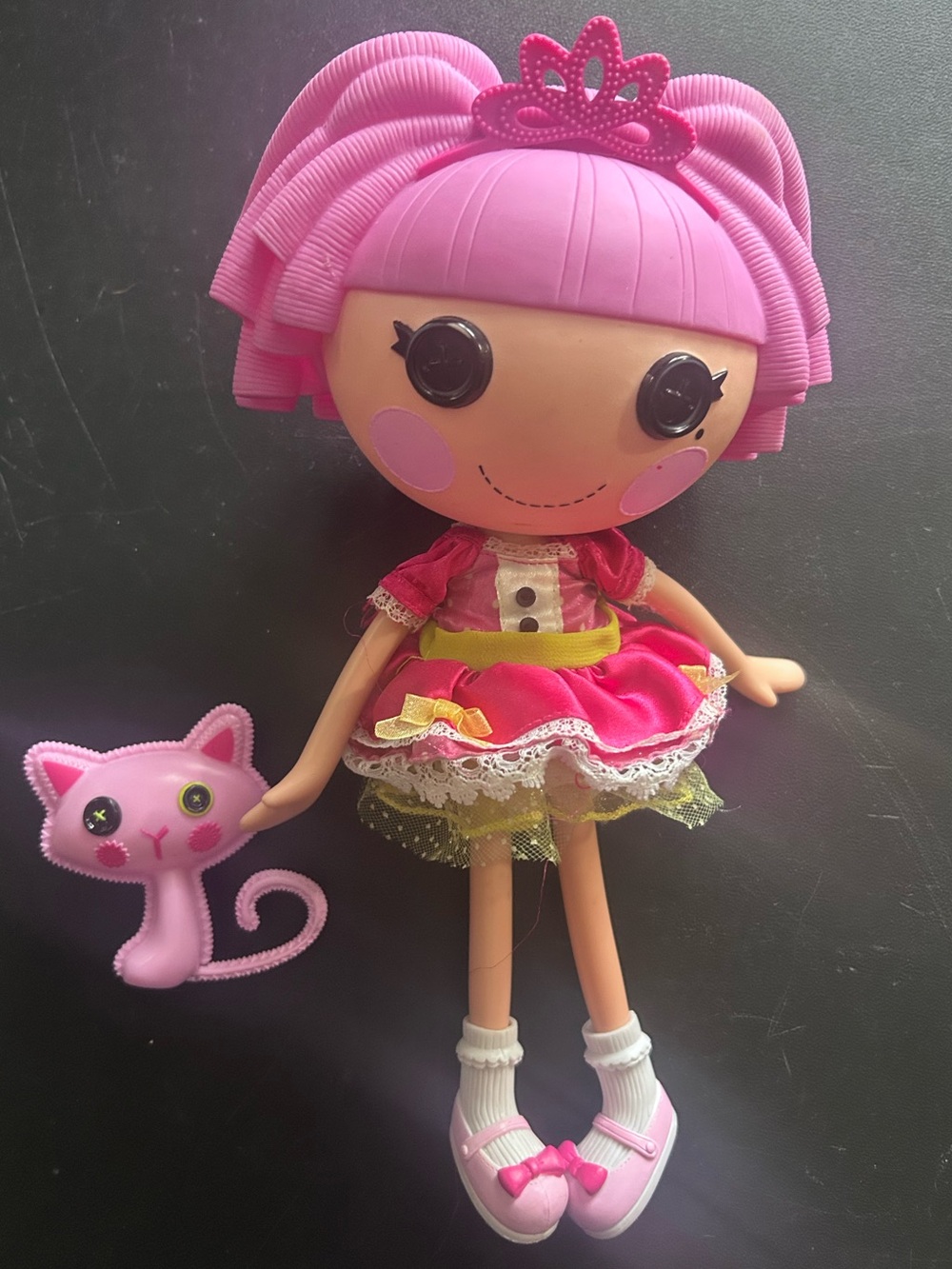 Poupée Lalaloopsy 2009 Jewel 12" étincelantes RARE DOLL avec son animal